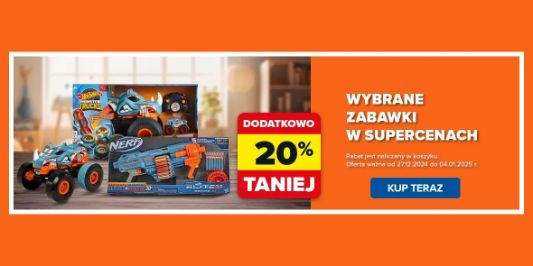 Carrefour: -20% na wybrane zabawki 29.12.2024