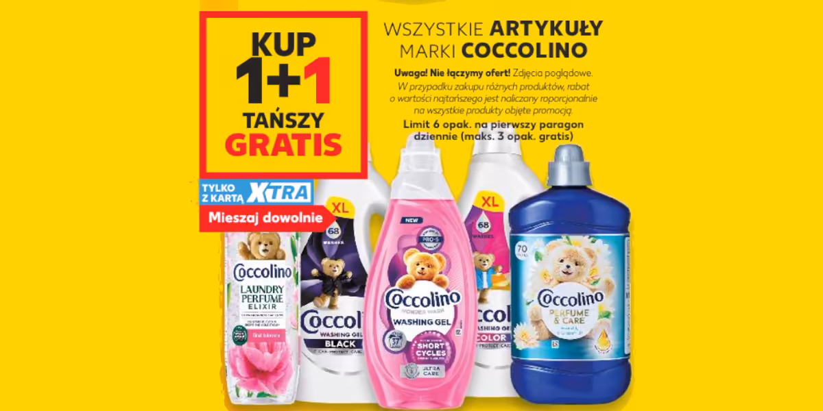 Kaufland: 1+1 GRATIS na wszystkie artykuły Coccolino
