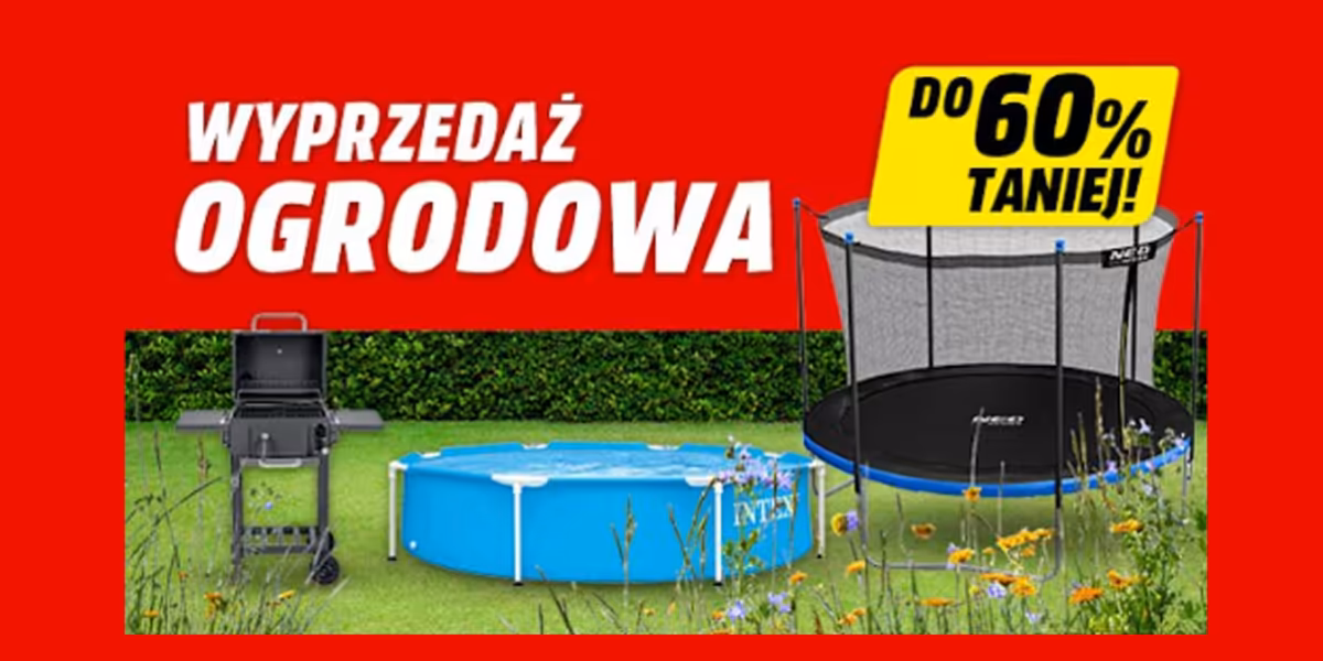 Media Markt: Do -60% na produkty do ogrodu