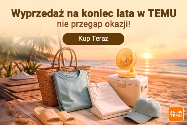 TEMU:  Wyprzedaż na koniec Lata