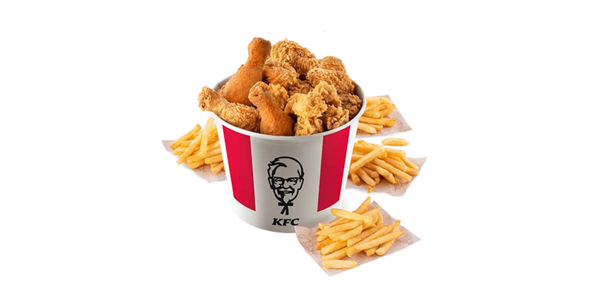 KFC: 76,99 zł za Kubełek Best of KFC dla 4 osób 21.05.2025