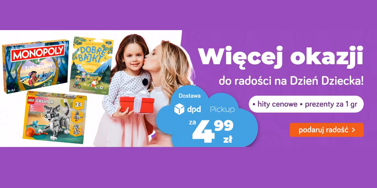 TaniaKsiazka.pl: Prezent na Dzień Dziecka