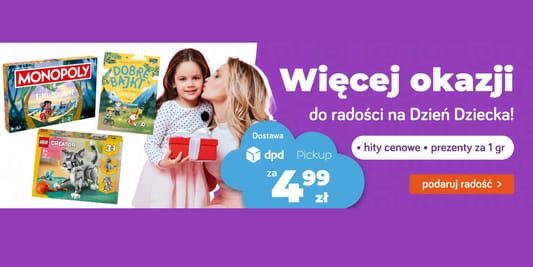TaniaKsiazka.pl:  Prezent na Dzień Dziecka 08.05.2025