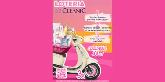 Loterie i Konkursy: Loteria Cleanic 2024 17.06.2024