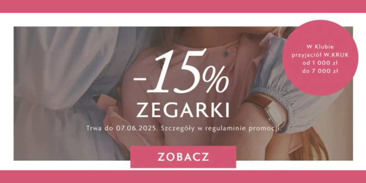 W. KRUK: -15% na biżuterię