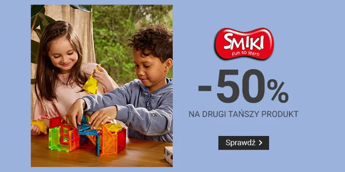Smyk: -50% na produkty Smiki 13.05.2025