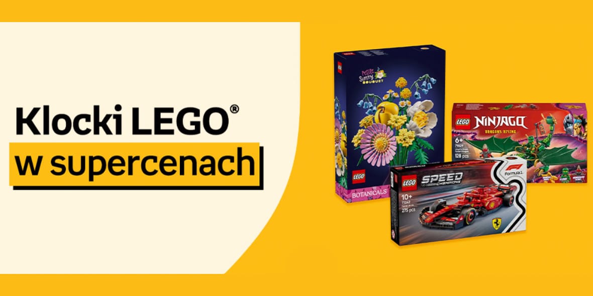 Empik:  Klocki LEGO w supercenach 21.05.2025