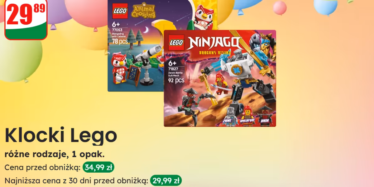 Dino: 29,89 zł za klocki LEGO
