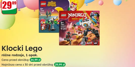 Dino: 29,89 zł za klocki LEGO 28.05.2025
