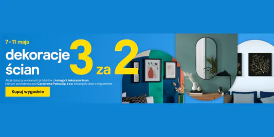 Castorama: 3 za 2 na dekoracje ścian 07.05.2025