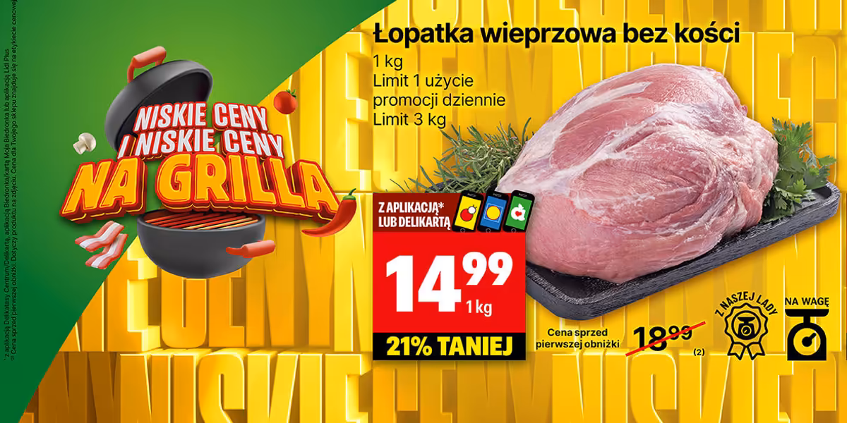 Delikatesy Centrum: -21% na łopatkę wieprzową