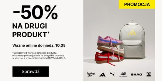 CCC: KOD rabatowy -50% na drugi produkt 04.08.2025