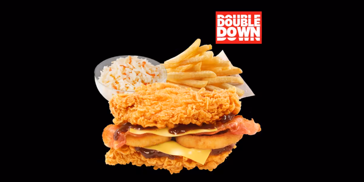 KFC: 37,99 zł za zestaw Double Down