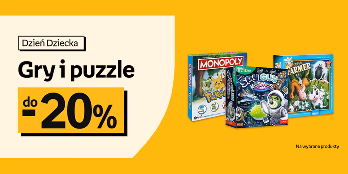 Empik: Do -20% na gry i puzzle
