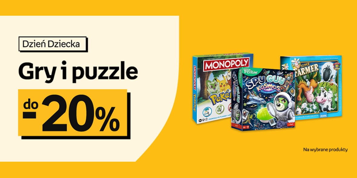 Empik: Do -20% na gry i puzzle 20.05.2025