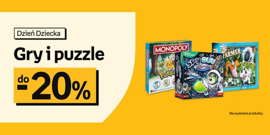 Empik: Do -20% na gry i puzzle 20.05.2025