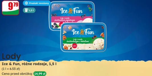 Dino: 9,79 zł za lody Ice & Fun 11.06.2025
