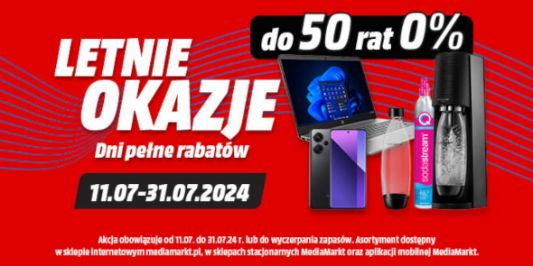 Media Markt:  Letnie Okazje w MediaMarkt 14.07.2024
