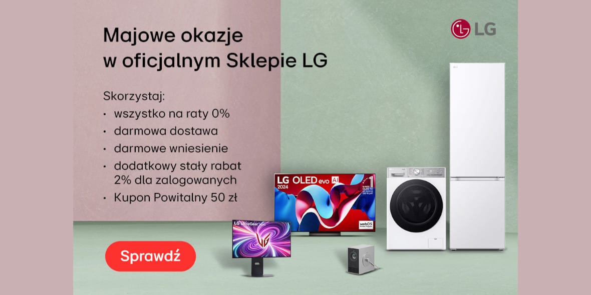 LG:  Majowe Okazje w LG 09.05.2025