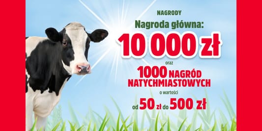 Loterie i Konkursy: Loteria Mlekovita – Kasa na wypasie 02.09.2025