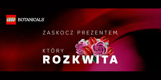 morele.net:  Zestawy kwiatowe LEGO® Botanicals na Walentynki 02.02.2026