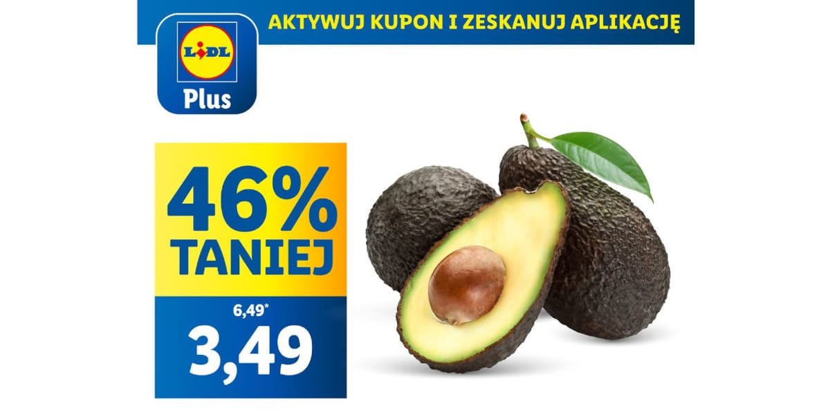 Lidl: KUPON -46% na awokado