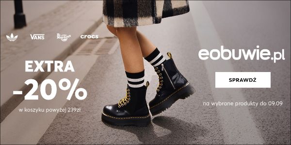 eobuwie.pl: KOD rabatowy -20% na wybrane produkty 06.09.2024