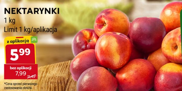 Stokrotka Supermarket: 5,99 zł/kg za nektarynki 05.09.2024