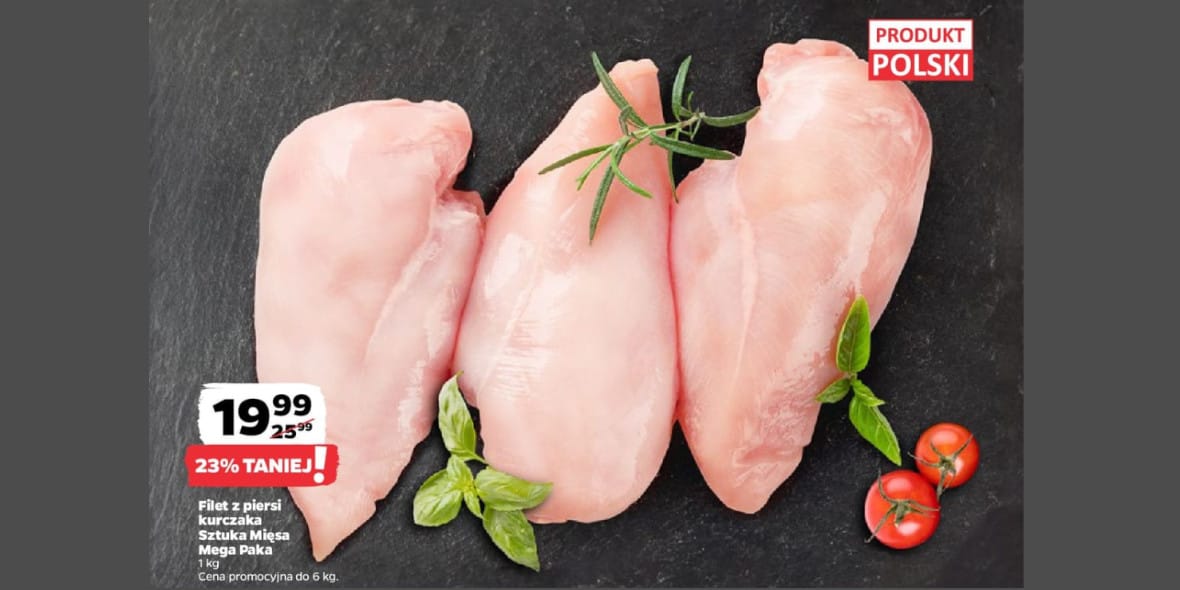 Netto: -23% na filet z piersi polskiego kurczaka 20.05.2025