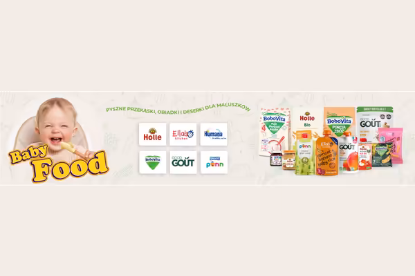 Drogeria Olmed:  Baby Food - tydzień z jedzeniem dla maluszków