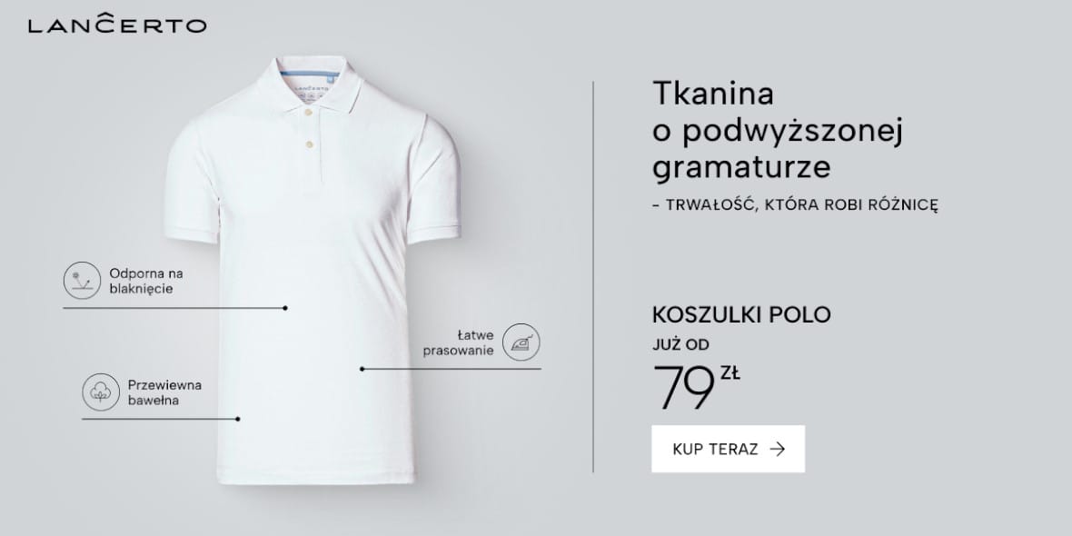 Lancerto: Od 79 zł za koszulkę polo