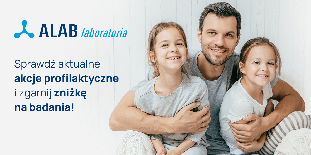 ALAB laboratoria: KOD rabatowy Do -50% na badania w ALAB laboratoria 10.05.2025