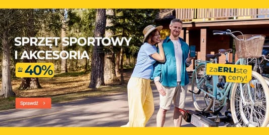 ERLI.pl: Do -40% na sprzęt sportowy i akcesoria 12.05.2025