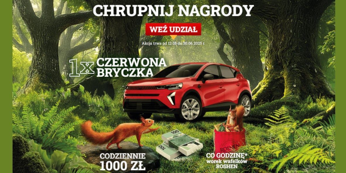 Loterie i Konkursy: Loteria wafelków Roshen 19.05.2025