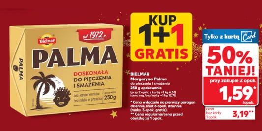 Kaufland: -50% na margarynę Palma BIELMAR 04.12.2025