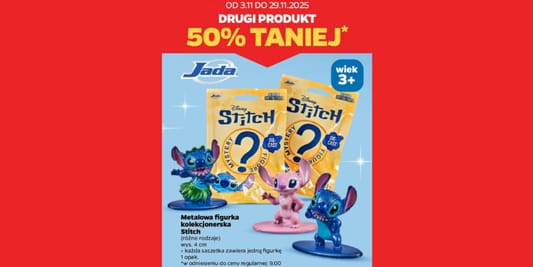 Netto: -50% na metalowe figurki kolekcjonerskie Stitch 03.11.2025