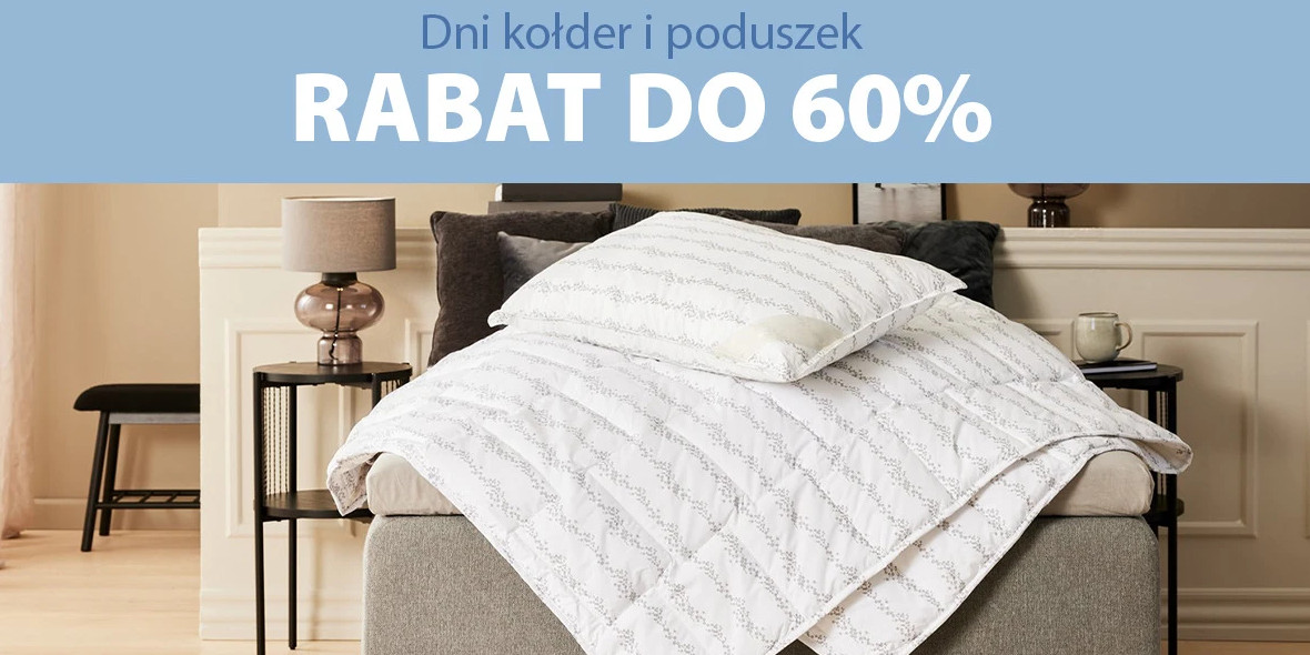 Jysk: Do -60% na kołdry i poduszki 28.05.2025