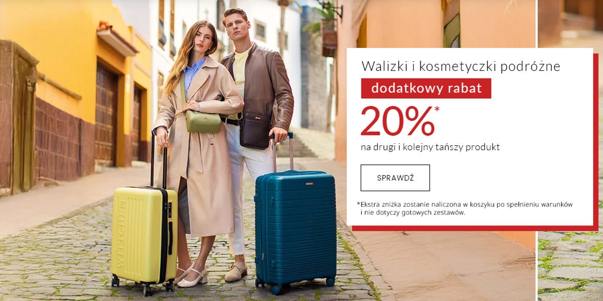 Wittchen: -20% na walizki i kosmetyczki podróżne 17.03.2025