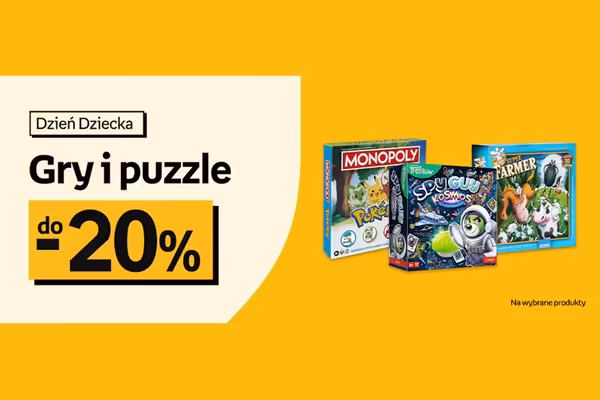 : Do -20% na gry i puzzle