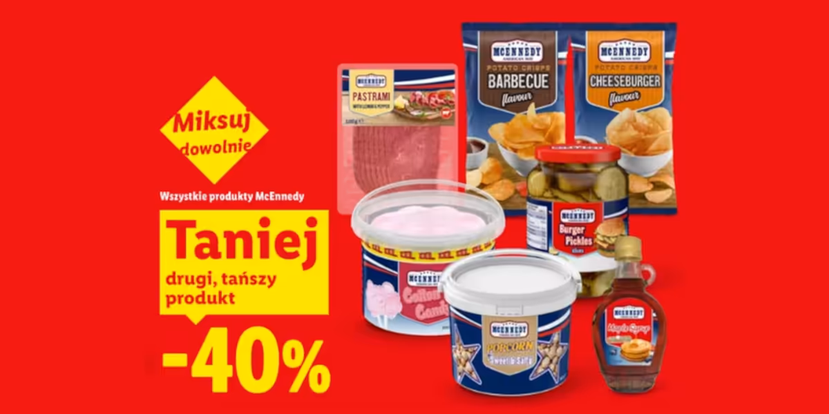 Lidl: -40% na wszystkie produkty McEnnedy