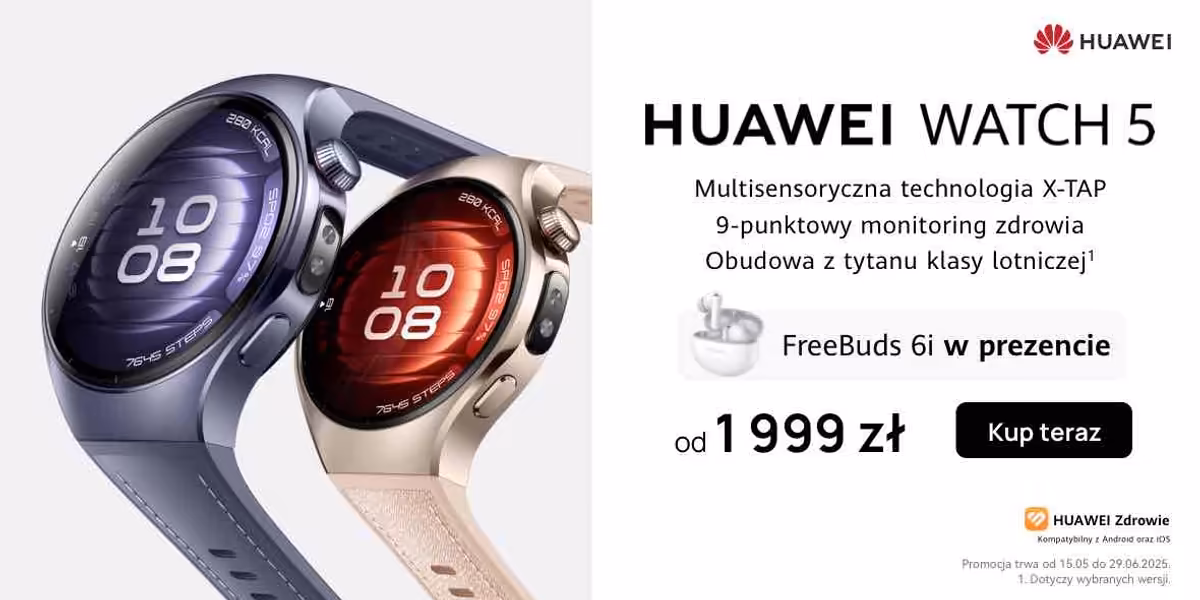 Huawei: PROMOCJA Huawei Watch 5