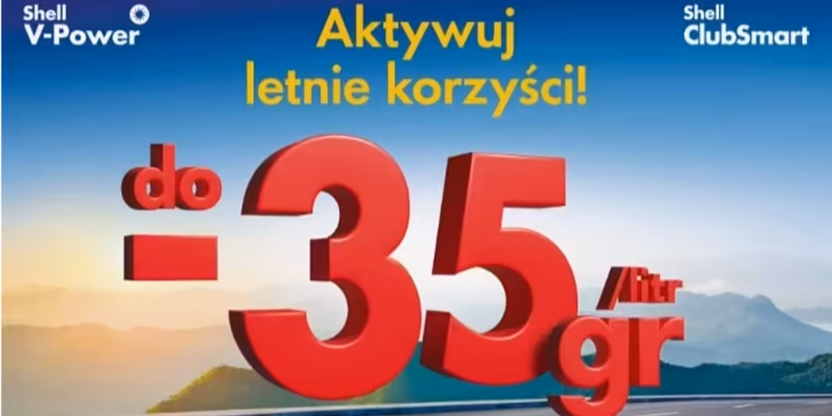 Shell Polska Sp. z o.o.: Do -35 gr/l na wybrane paliwa