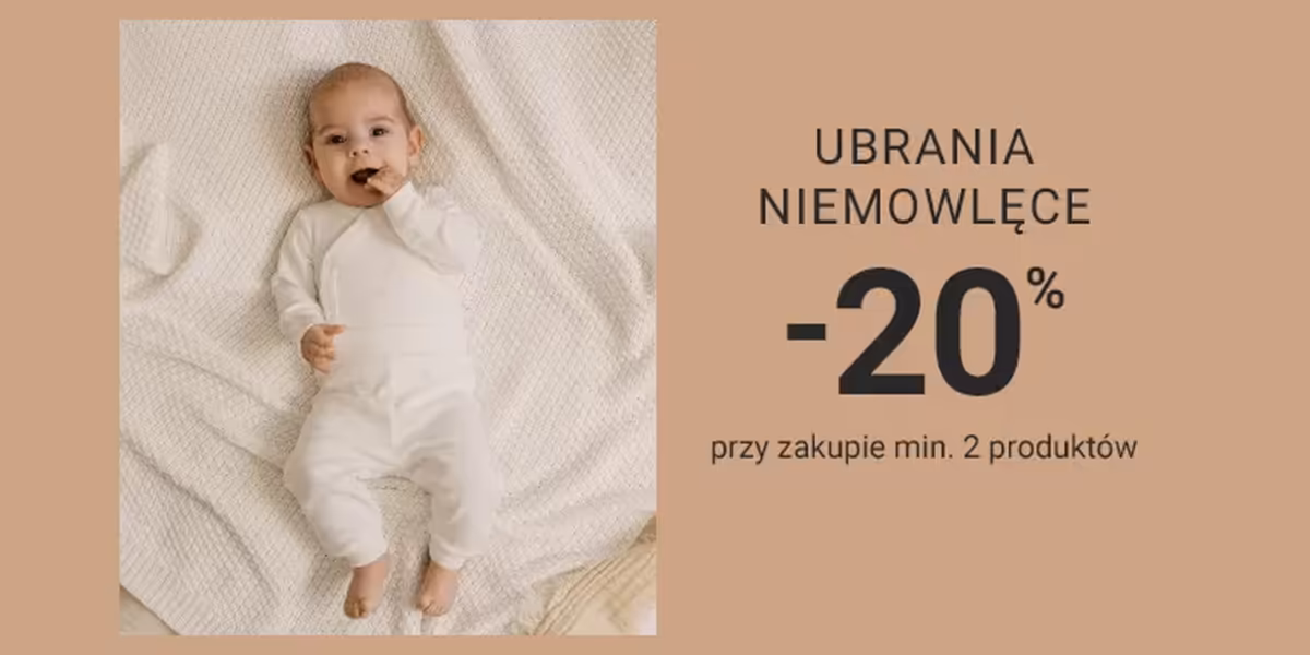 Smyk: -20% na ubrania niemowlęce