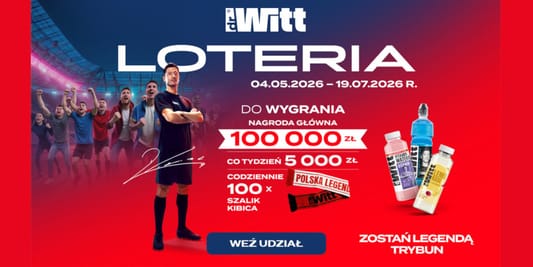 Loterie i Konkursy: Loteria DrWitt – Zostań legendą trybun 12.05.2026