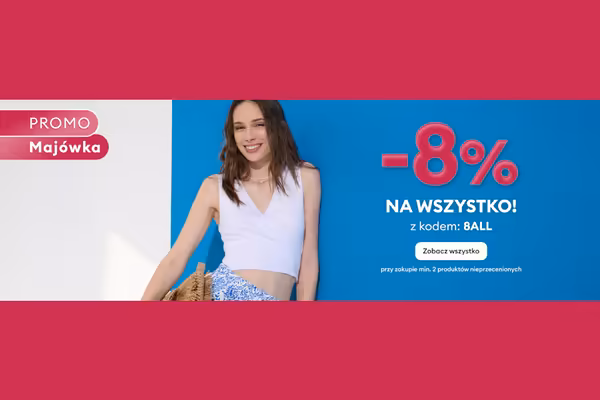 : KOD rabatowy -8% przy zakupie 2 produktów