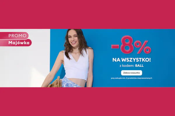 : KOD rabatowy -8% przy zakupie 2 produktów