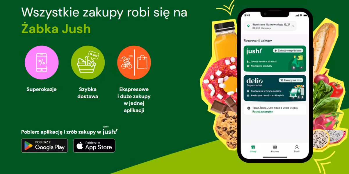 Żabka Jush!: Wszystkie zakupy masz w Jush!