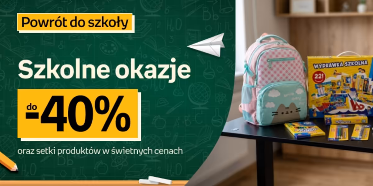Empik: Do -40% na wyprawkę szkolną