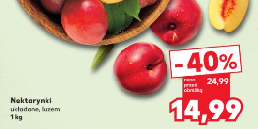 Kaufland: -40% na nektarynki 30.01.2025