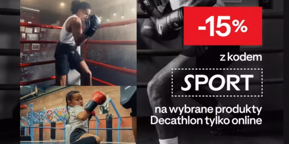 Decathlon: KOD rabatowy -15% na sporty walki